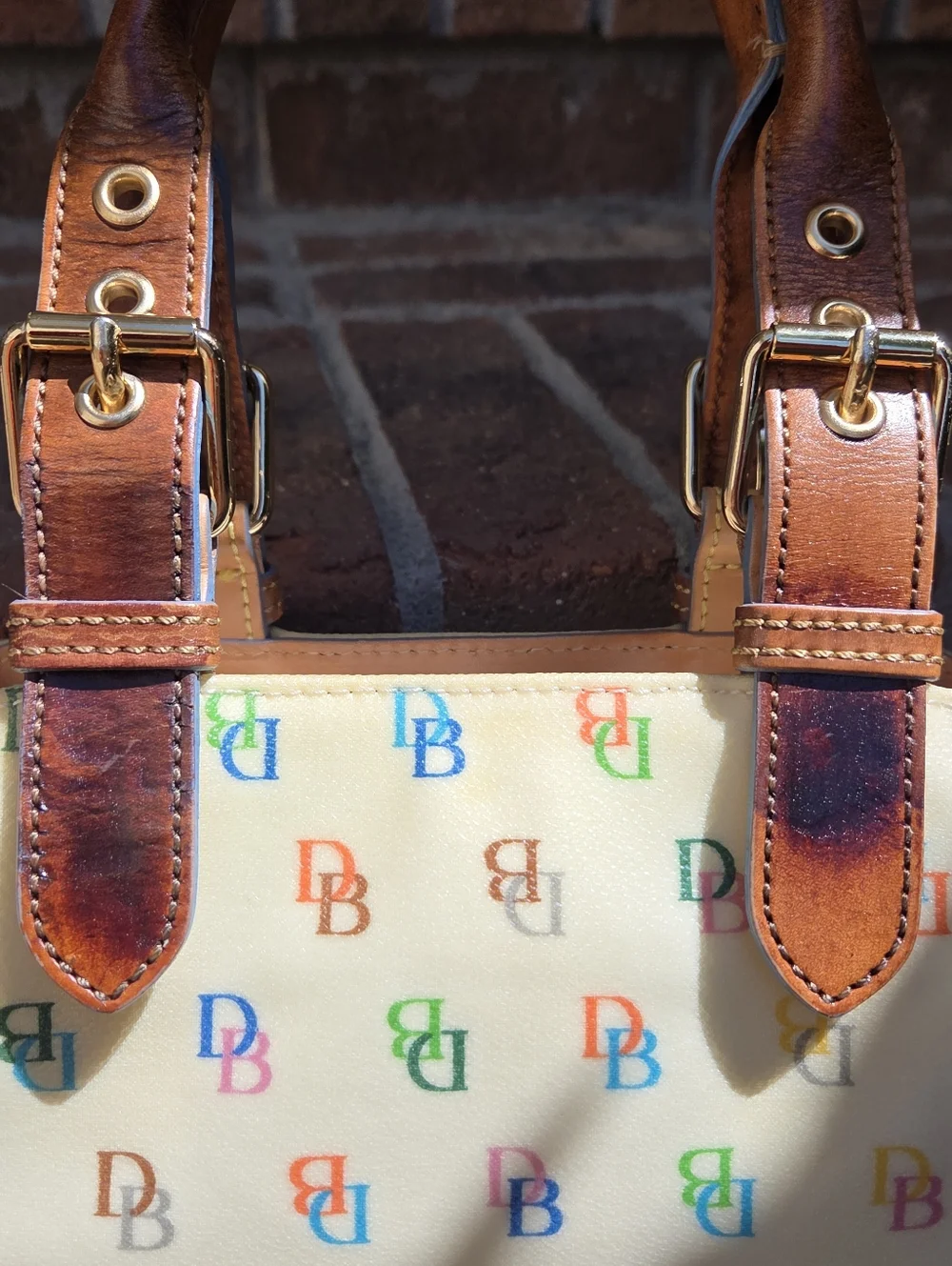 Dooney and Bourke Small DB Monogram "It" Bag - Picture 13 of 14